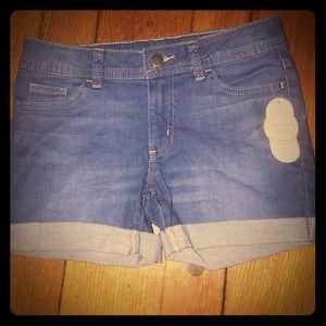 Girls blue jean shorts size 10